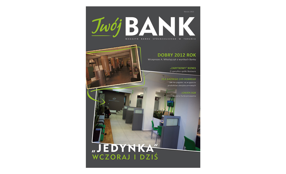 Foldery, broszury reklamowe Bank Spółdzielczy