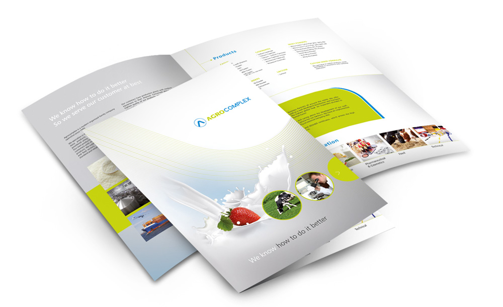 Foldery, broszury reklamowe Agrocomplex