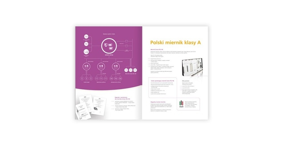 Foldery, broszury reklamowe Certan