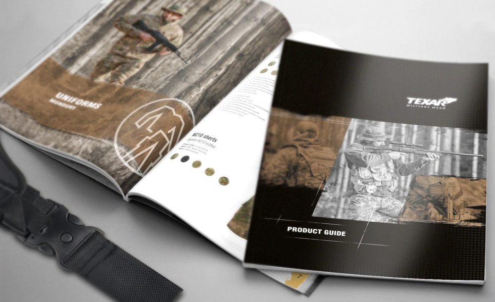 Foldery, broszury reklamowe Texar