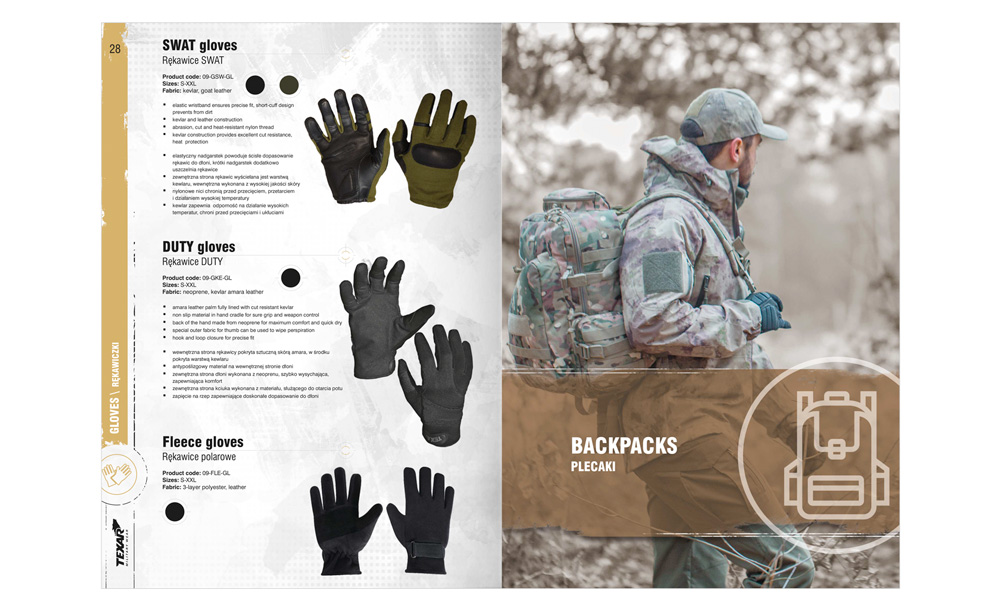 Foldery, broszury reklamowe Texar