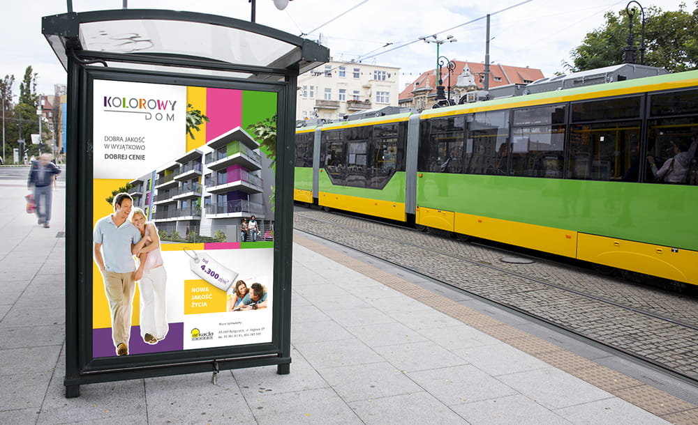 Plakaty reklamowe Kolorowy Dom