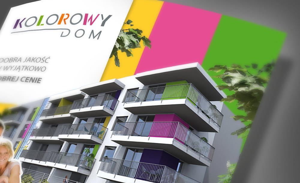 Plakaty reklamowe Kolorowy Dom