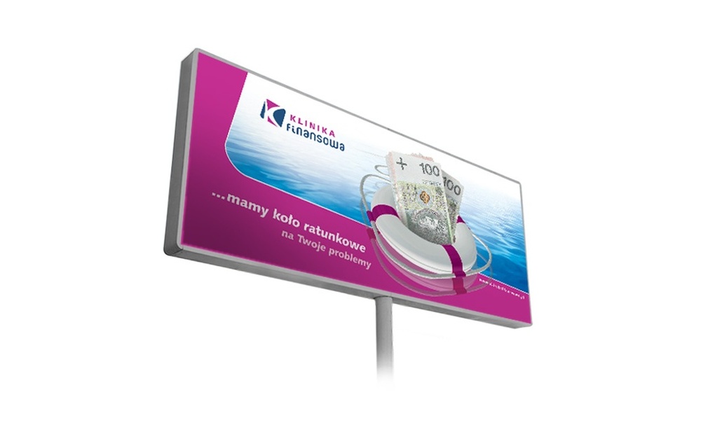 Billboardy, banery reklamowe Klinika Finansowa