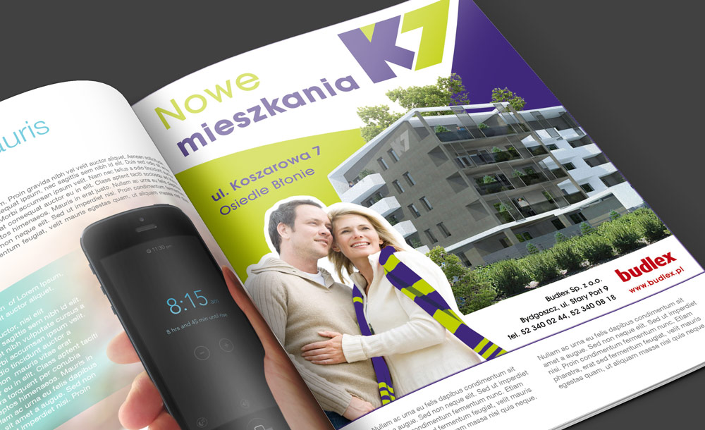 Reklamy prasowe K7