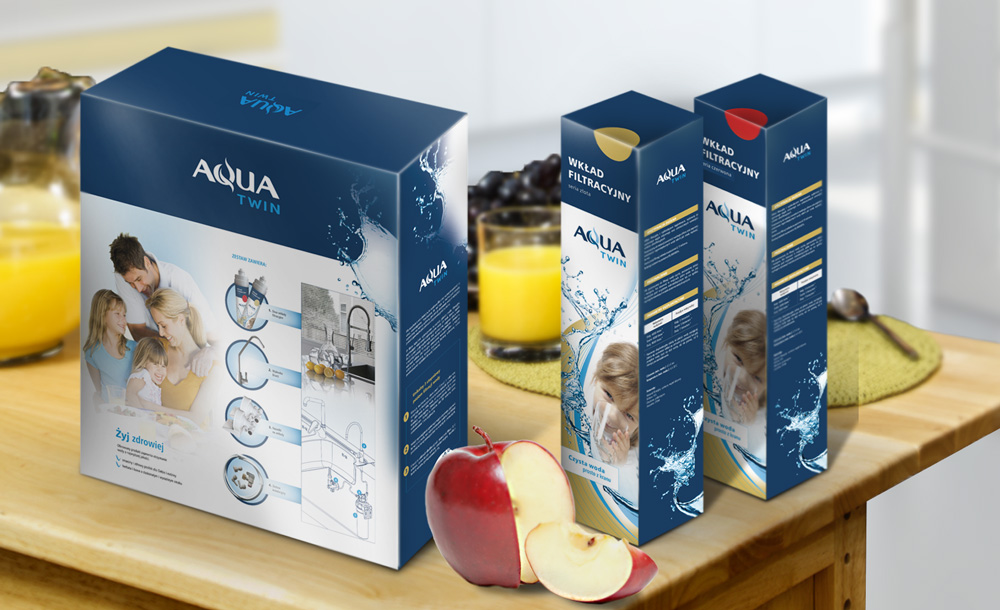 Opakowania reklamowe Aqua Twin