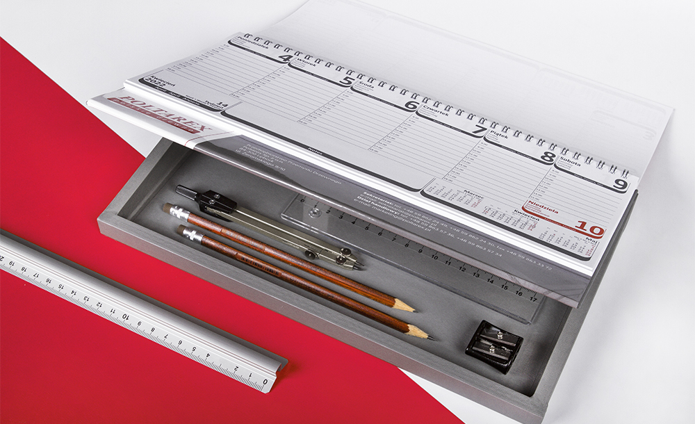 Kalendarze biurkowe leżące Poltarex