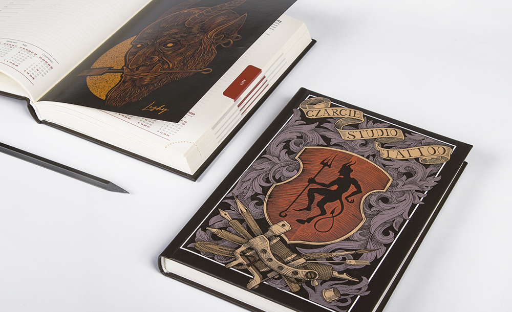 Kalendarze książkowe Czarcie Studio Tatoo