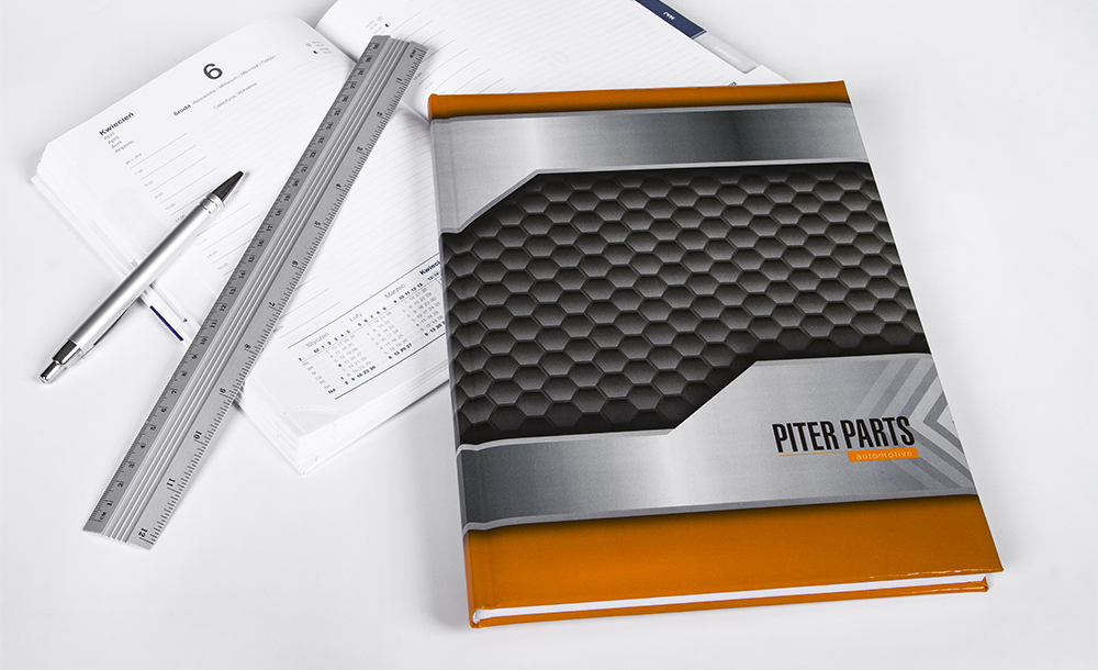 Kalendarze książkowe Piter Parts