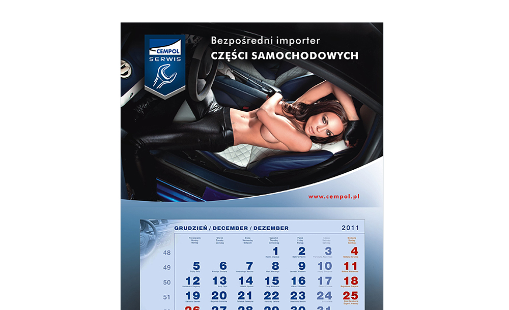 Kalendarze trójdzielne Cempol