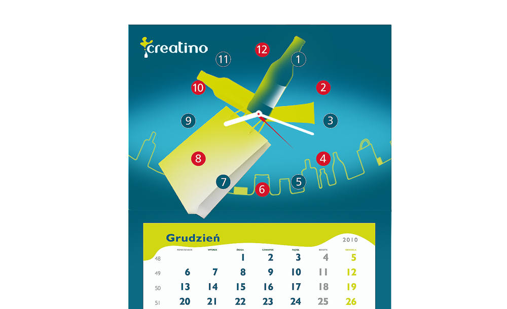 Kalendarze trójdzielne Creatino