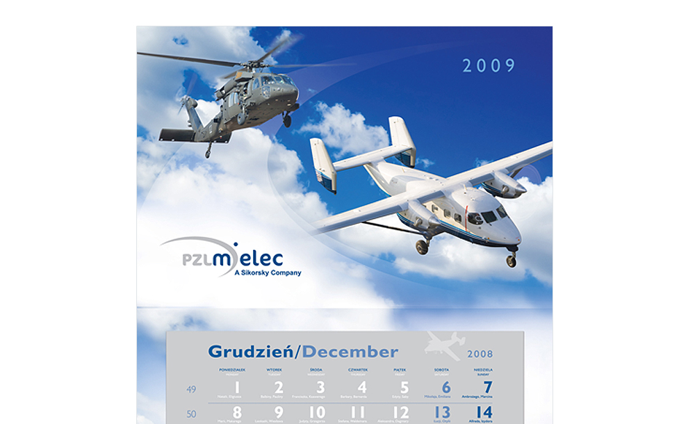 Kalendarze trójdzielne PZL
