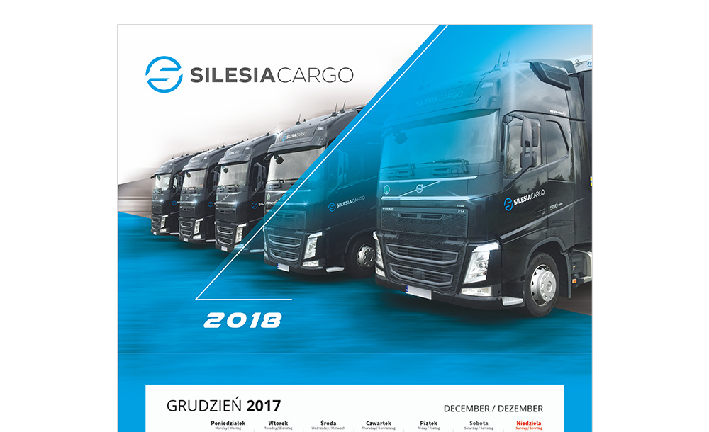 Kalendarze trójdzielne Silesia Cargo