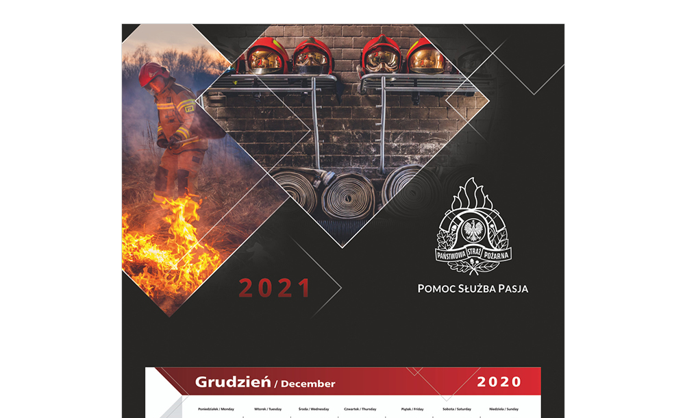 Kalendarze trójdzielne Straż Pożarna