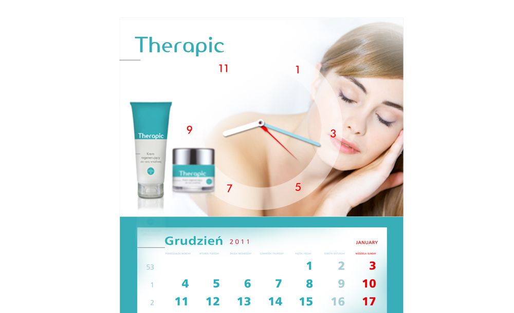Kalendarze trójdzielne Therapic