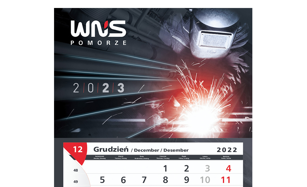 Kalendarze trójdzielne WNS Pomorze