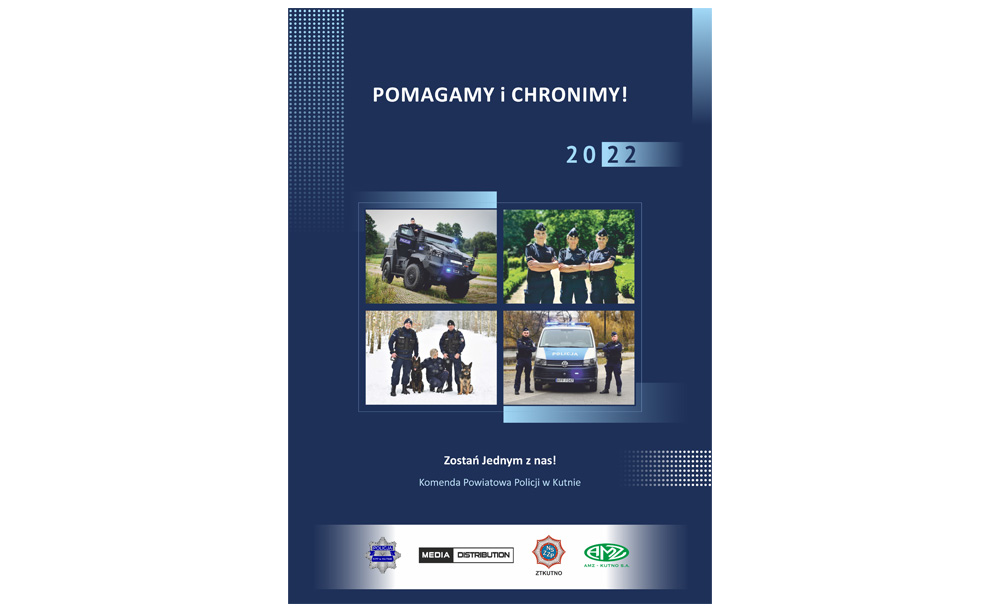 Kalendarze planszowy/wieloplanszowy Komenda Powiatowa Policji w Kutnie