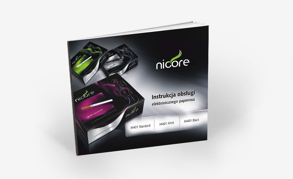 Foldery, broszury reklamowe Nicore