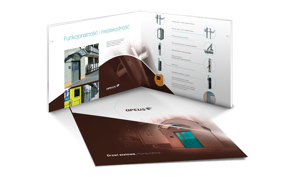 Foldery, broszury reklamowe Opeus