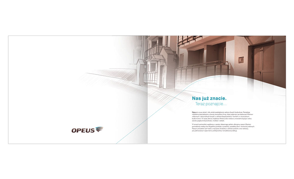 Foldery, broszury reklamowe Opeus