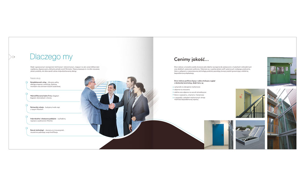 Foldery, broszury reklamowe Opeus