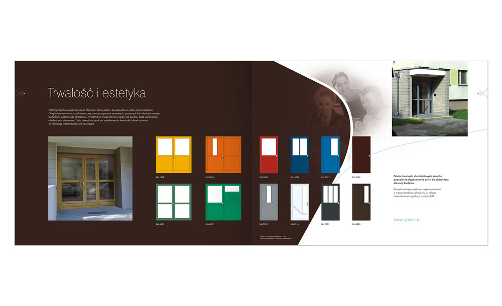 Foldery, broszury reklamowe Opeus