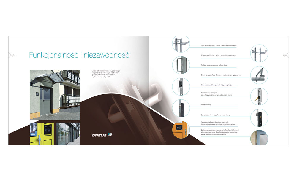 Foldery, broszury reklamowe Opeus