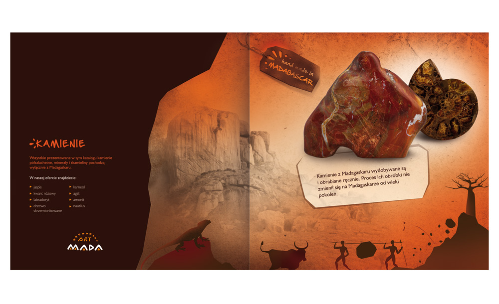 Foldery, broszury reklamowe Art Mada
