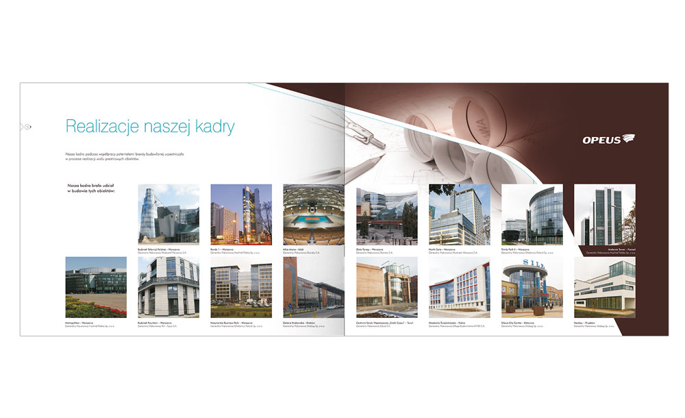 Foldery, broszury reklamowe Opeus