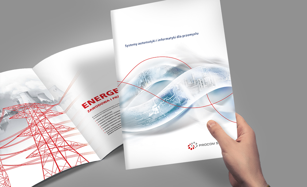 Foldery, broszury reklamowe Procom System