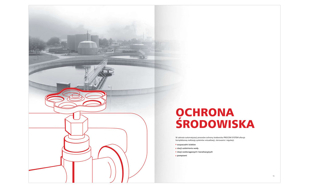 Foldery, broszury reklamowe Procom System