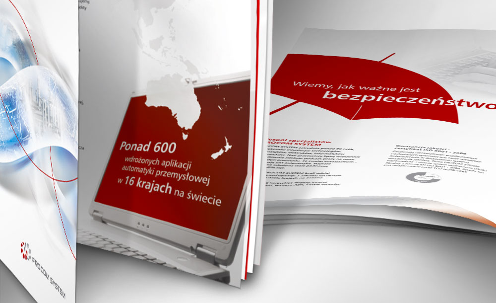 Foldery, broszury reklamowe Procom System