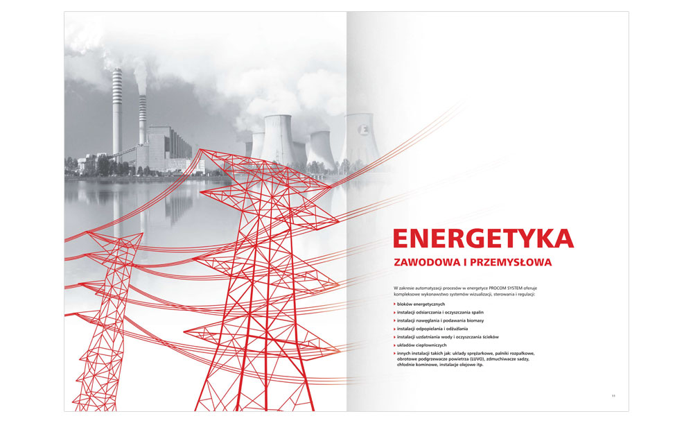 Foldery, broszury reklamowe Procom System