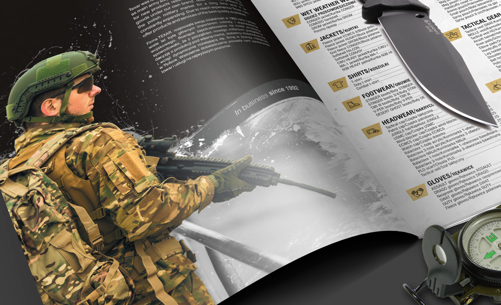 Foldery, broszury reklamowe Texar