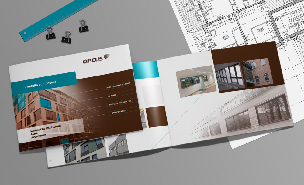 Foldery, broszury reklamowe Opeus