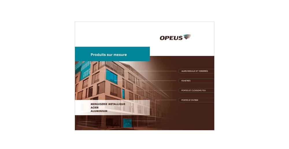 Foldery, broszury reklamowe Opeus