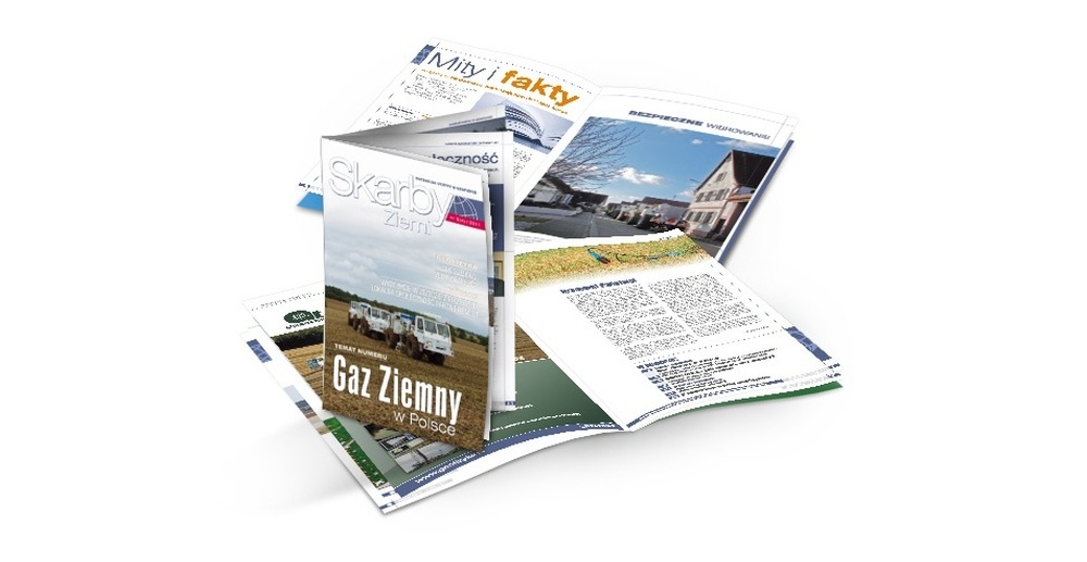 Foldery, broszury reklamowe Geofizyka