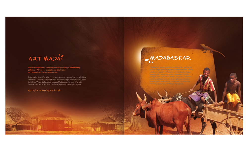 Foldery, broszury reklamowe Art Mada