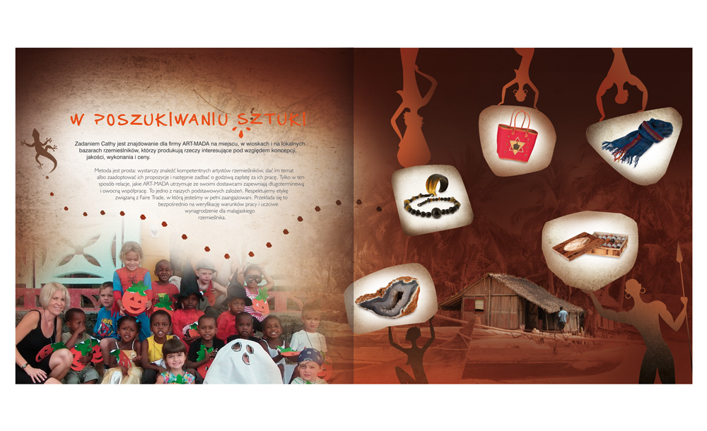 Foldery, broszury reklamowe Art Mada