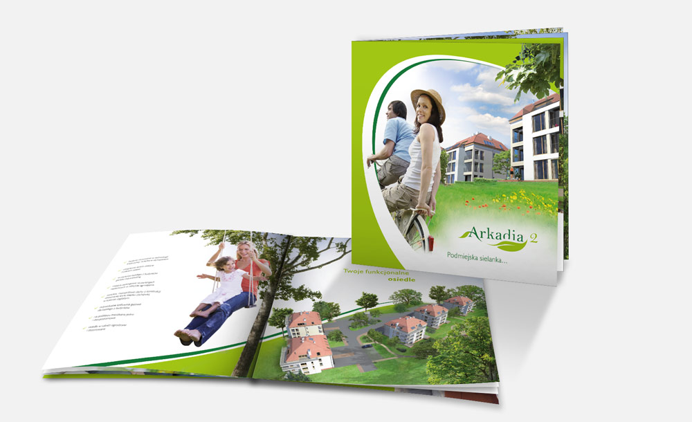 Foldery, broszury reklamowe Arkadia 2