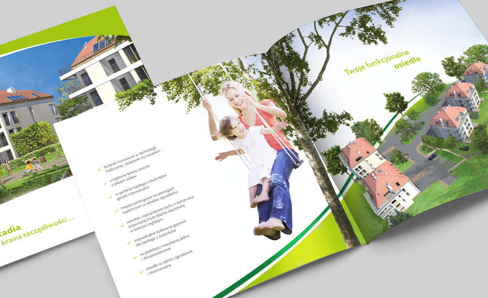 Foldery, broszury reklamowe Arkadia 2
