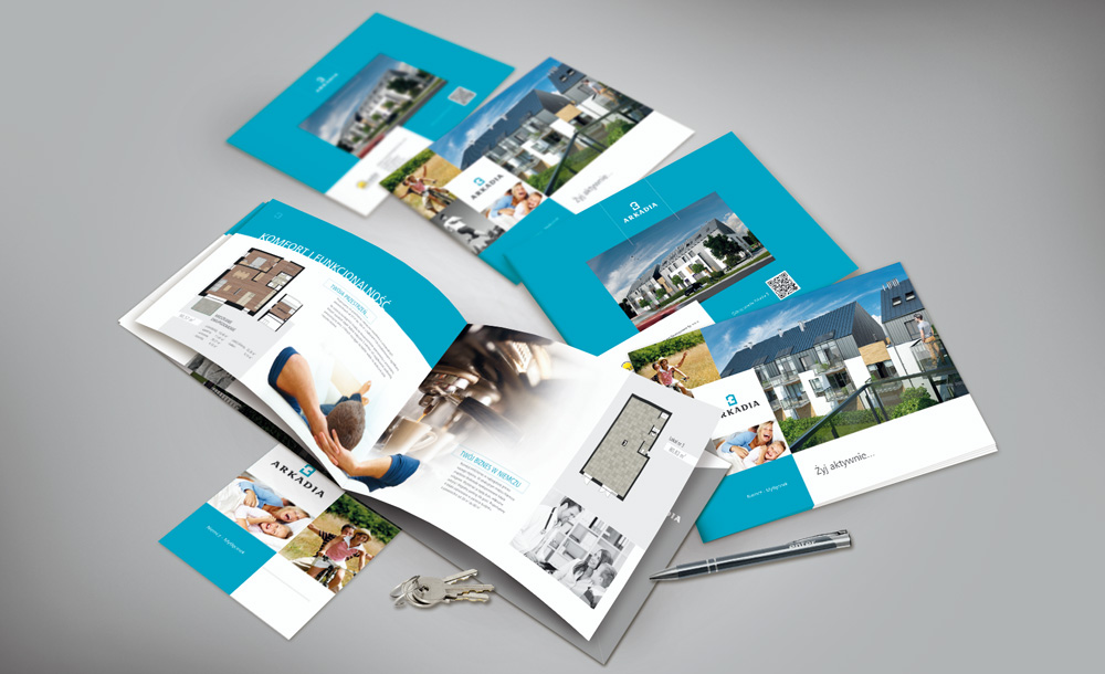 Foldery, broszury reklamowe Arkadia 3