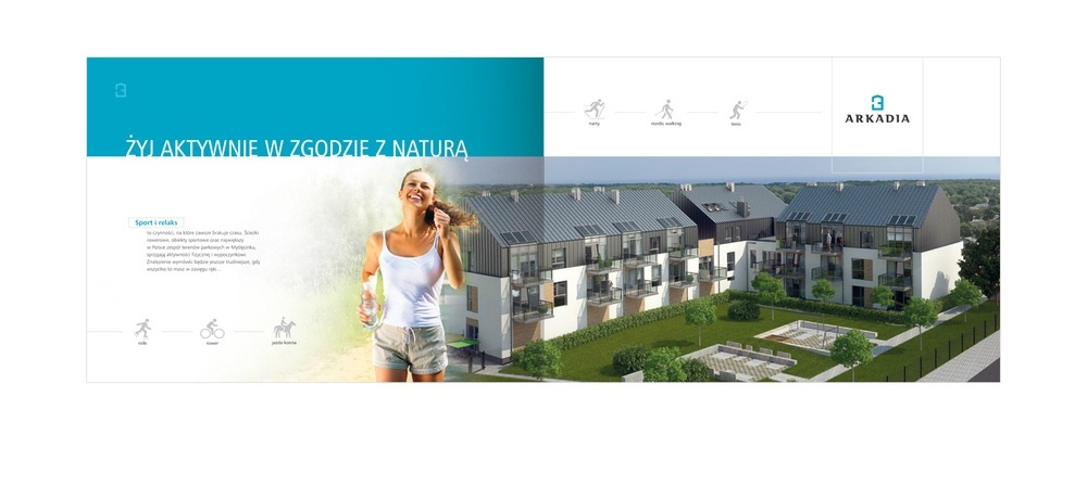 Foldery, broszury reklamowe Arkadia 3