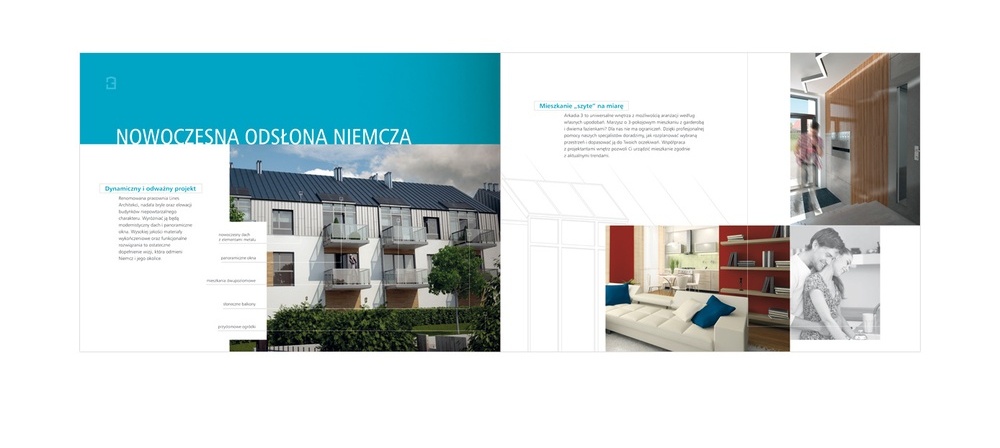 Foldery, broszury reklamowe Arkadia 3