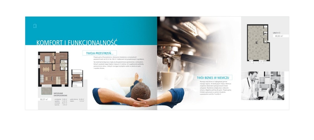 Foldery, broszury reklamowe Arkadia 3