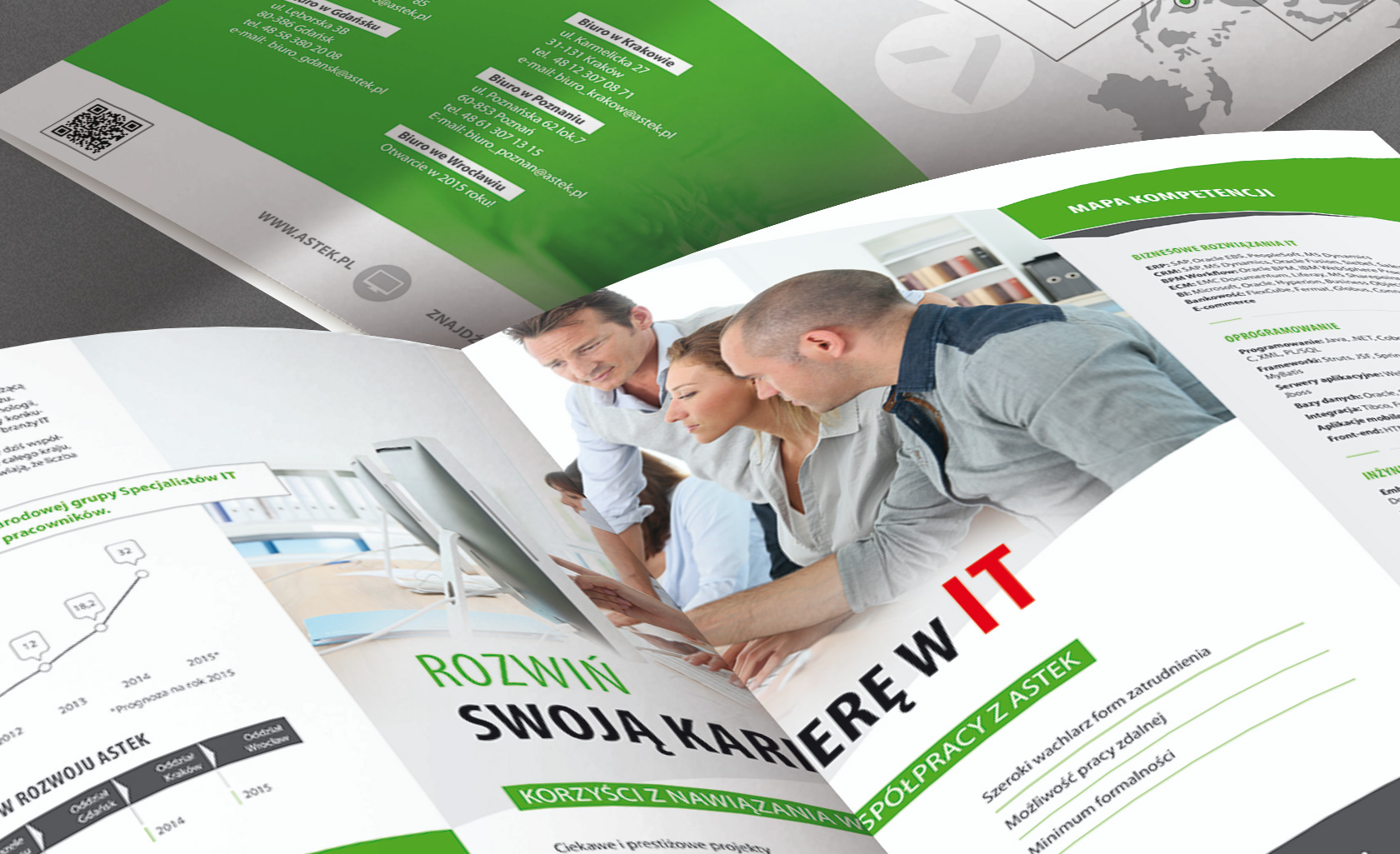 Foldery, broszury reklamowe Astek