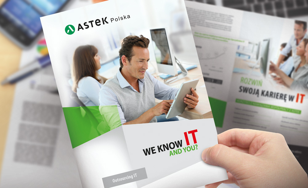 Foldery, broszury reklamowe Astek