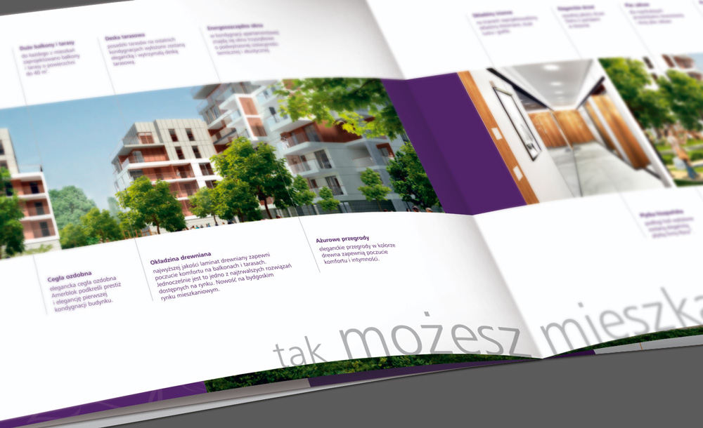 Foldery, broszury reklamowe Atrium Park