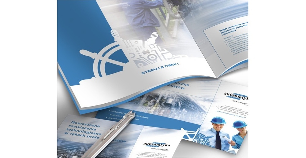 Foldery, broszury reklamowe Automatyka