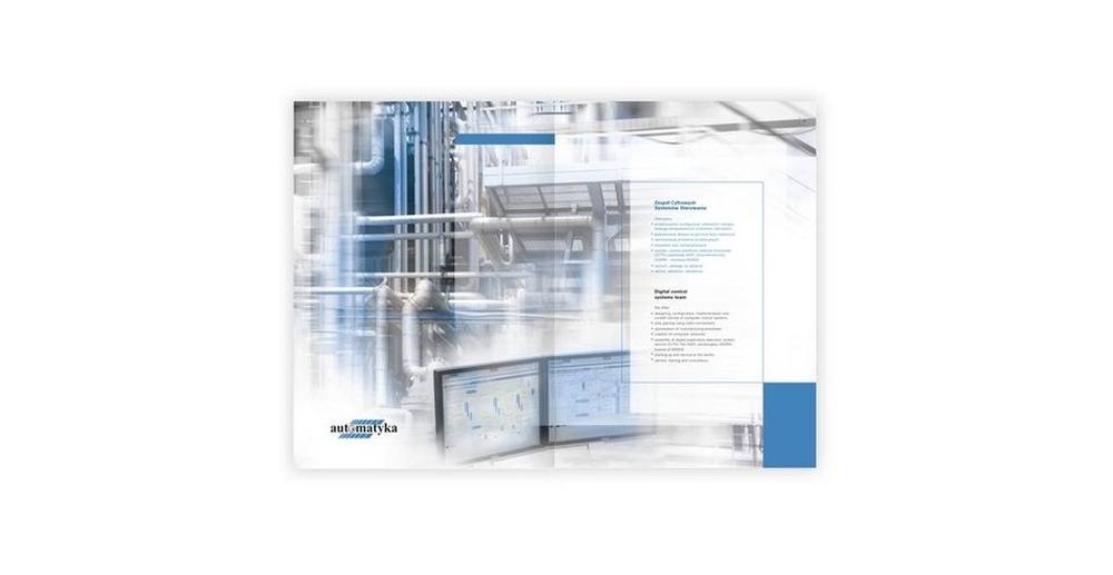 Foldery, broszury reklamowe Automatyka